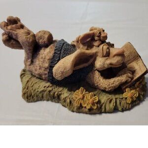 Vintage Frumps D&D Studios "Henry& Hoppy" Figurine Signed And Dated D. Harris
